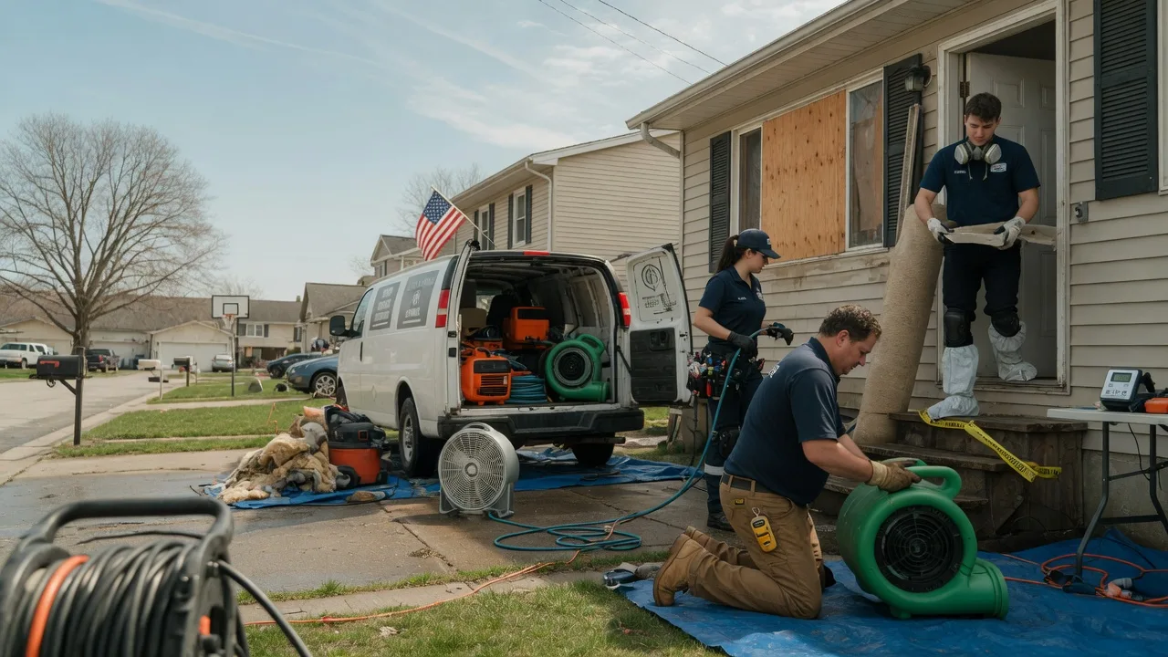 Water Damage Restoration in North Dakota near me